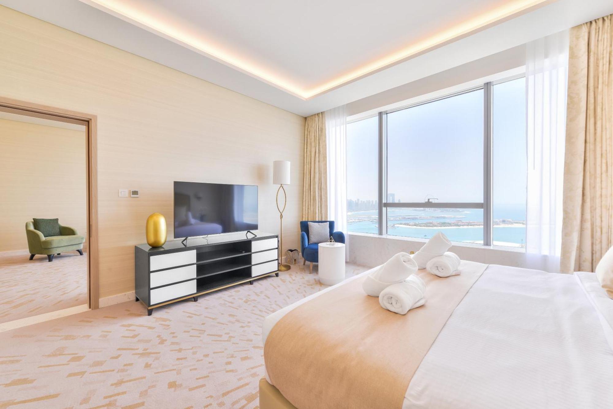 Ultra Luxury Palm Tower With Shared Hotel Facilities 迪拜 外观 照片