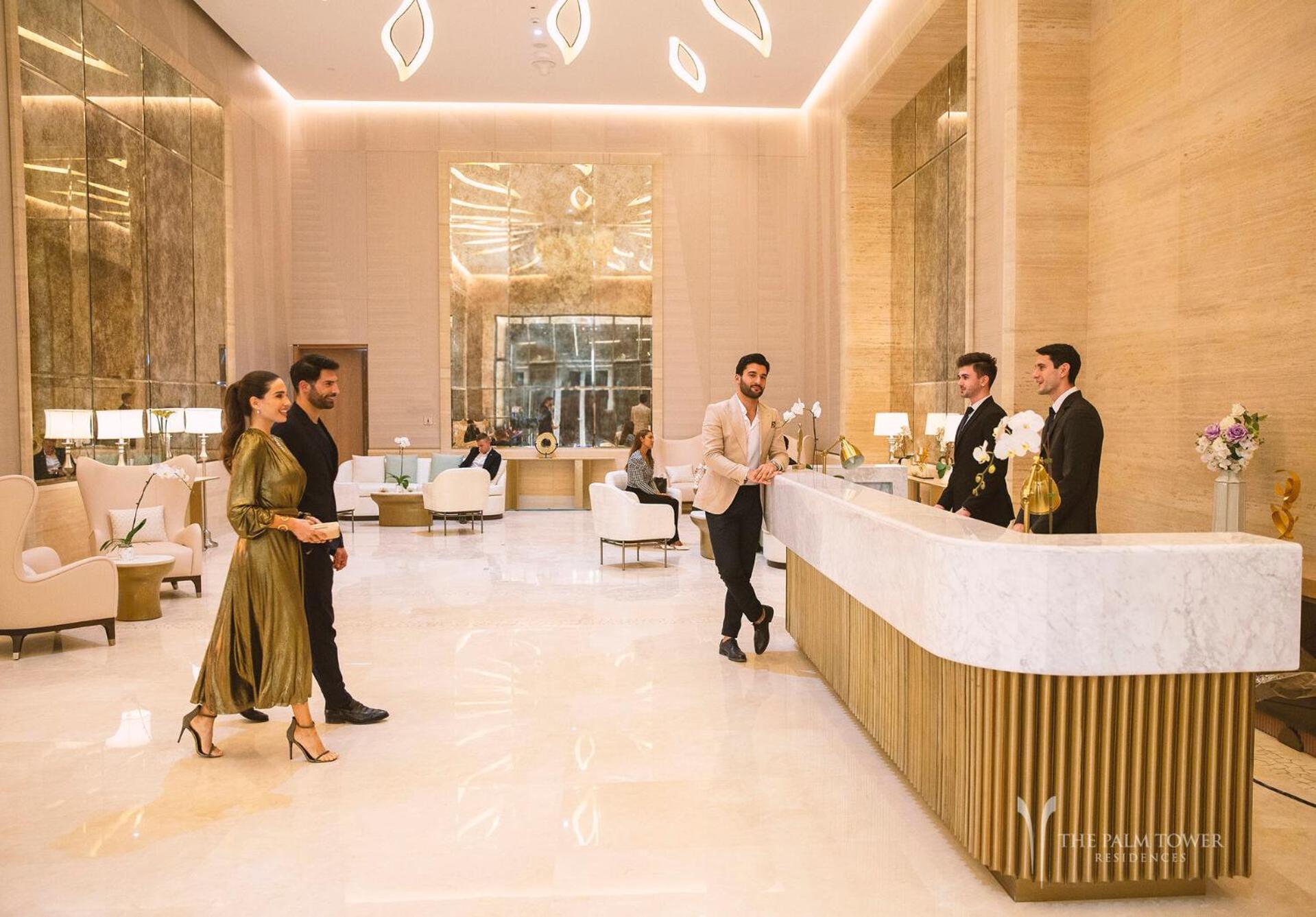 Ultra Luxury Palm Tower With Shared Hotel Facilities 迪拜 外观 照片